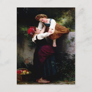 Postcard With William Bouguereau Painting
