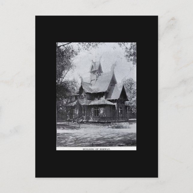 Postcard-World's Fair-Buidling of Norway Postcard (Front)