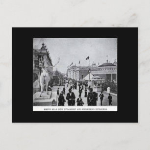 Postcard-World's Fair-Starline & Children's Bldgs Postcard