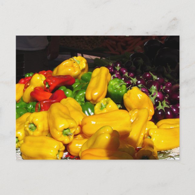 Postcard - Yellow Peppers (Front)