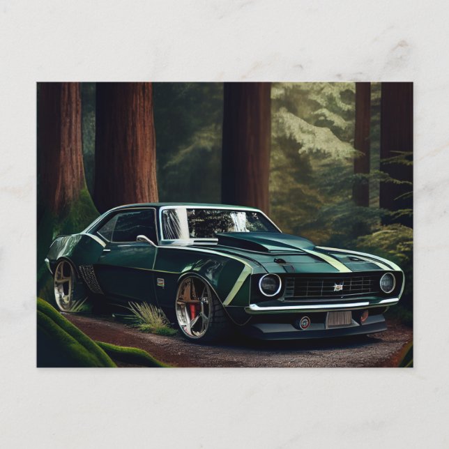 Postcards auto forest (Front)
