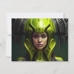 Postcards Fille Futurisme