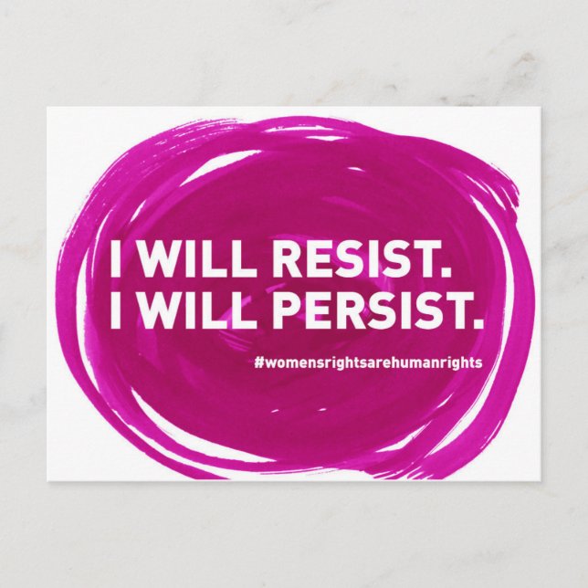 Postcards for the Resistance - Women's Rights (Front)