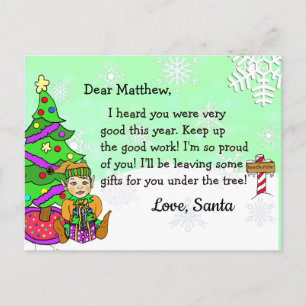 Postcards from Santa: Blonde Holiday Elf