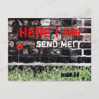 Postcards; Here I am send me Postcard
