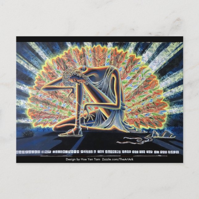 Postcards - Moses & Burning Bush (Front)