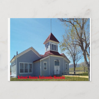 Postcards of, school house in  golconda Nevada.