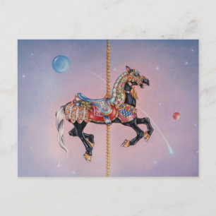 Postcards - Petaluma Carousel Horse 1