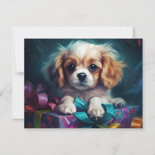 Postcards Puppy Christmas