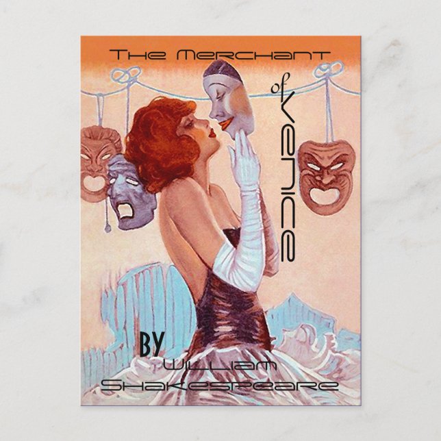 Postcards Vintage Theatre-Poster-Look Shakespeare (Front)