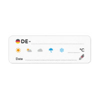 Postcrossing ID DE Germany Weather Date ラベル