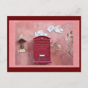 Postcrossing Letters & Mail Box Postcard