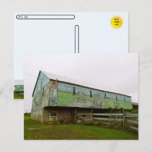 Postcrossing - Painted Barn Postcard