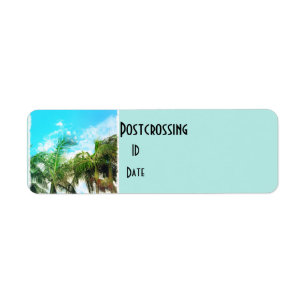 Postcrossing Palm Beach ID Labels