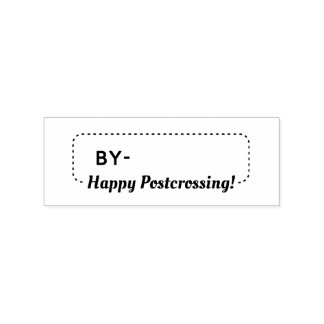 Postcrossing Postcard ID BY Belarus Postcrosser Rubber Stamp