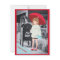 Postcrossing Red Umbrella Girl