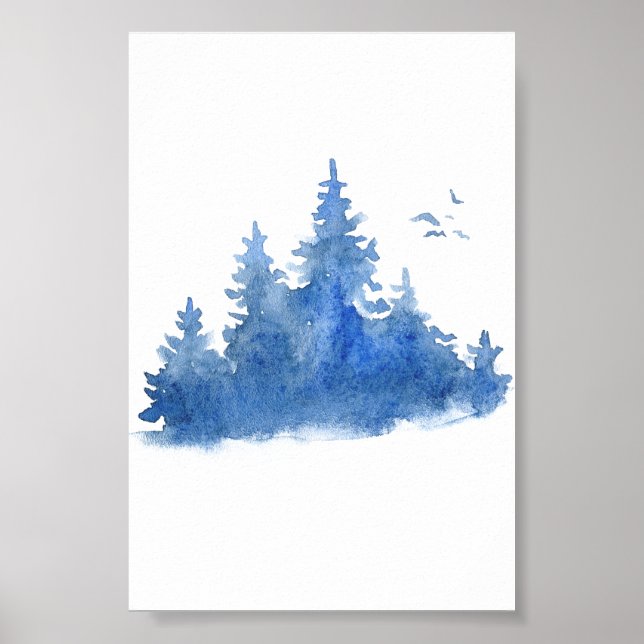 Poster (10.2cm x 15.2cm) - Winter Scene (Front)