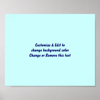 Poster 10" X 8" Blank add your image and text
