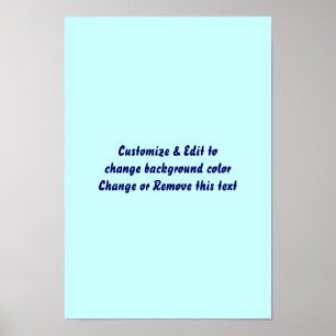 Poster 11" X 16" Blank add your image and text