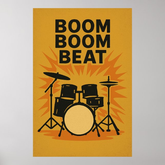 Poster 14, Boom Boom Beat, Vintage (Front)
