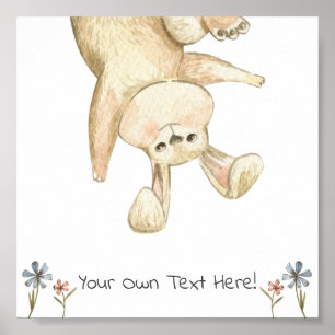 Poster (15,2 x 15,2cm) - Cute Rabbit