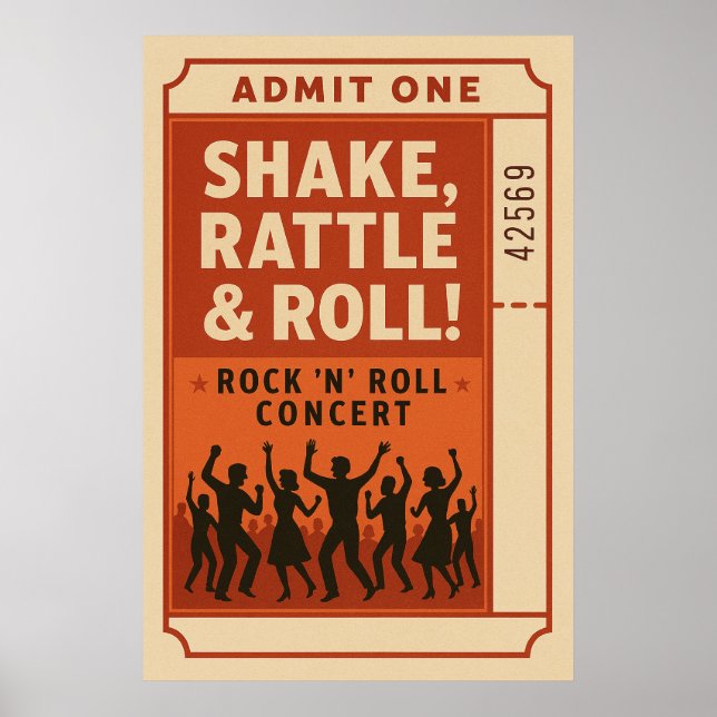 Poster 1, Shake, Rattle and Roll,  (Front)
