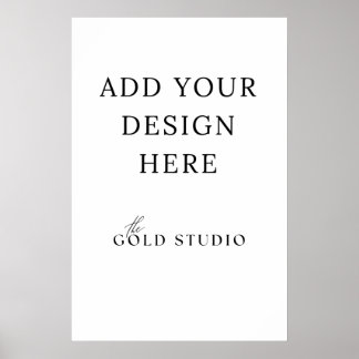 Poster 20 x 30 inch Blank Template