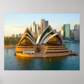 Poster (24"x18") Sydney Opera House Australia