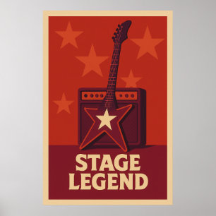 Poster 27, Stage Legend, Vintage