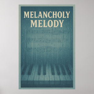 Poster 31, Melancholy Melody, Vintage