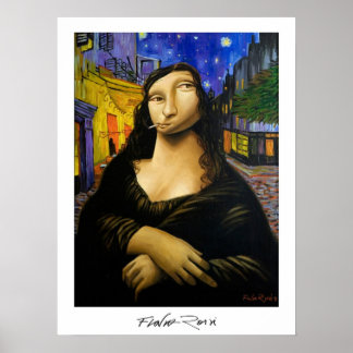 Poster 45,72x60,96cm : Monalivre by Flavio Rossi