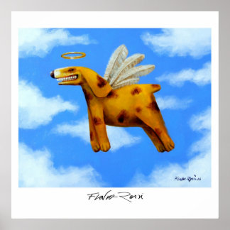 Poster 60,96x60,96cm: Para o Além by Flavio Rossi