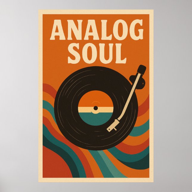 Poster 6, Analogue Soul, Vintage (Front)