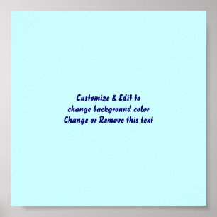 Poster 6" X 6" Blank add your image and text