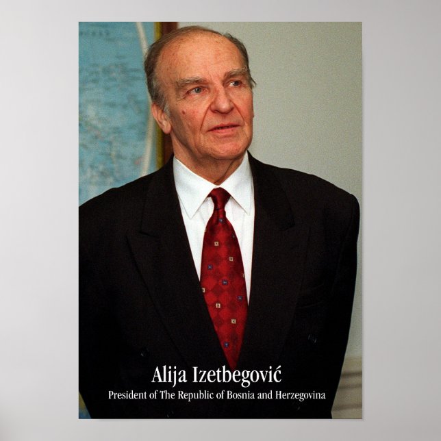 Poster A3 - Alija Izetbegovic (Front)