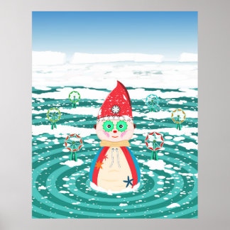 Poster  A belated Christmas illustration