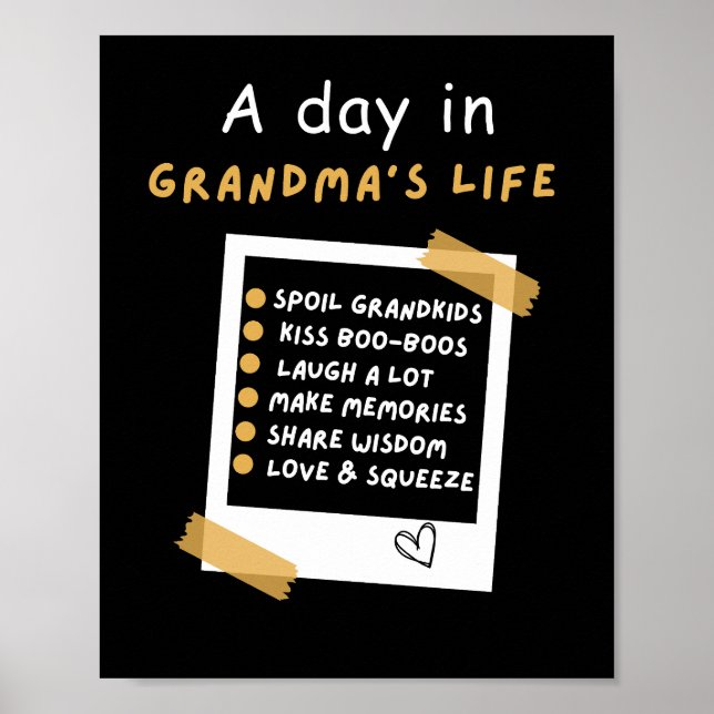 Poster - A Day in Grandma's Life (Front)