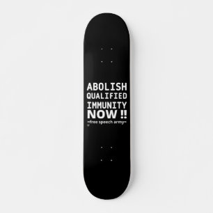 poster "ABOLISH Q.I." Skateboard