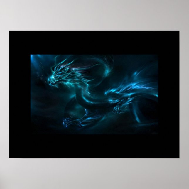 Poster-Abstract Art-Dragon Poster (Front)