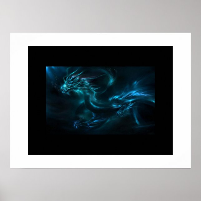 Poster-Abstract Art-Dragon Poster (Front)
