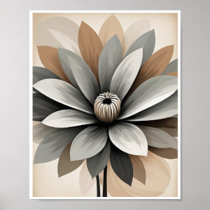 Poster Abstract Art Flower Room Decor Wall Art