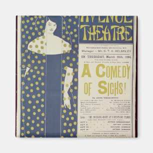 Poster advertising A Comedy of Sighs Magnet