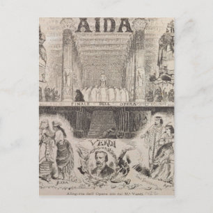 Poster advertising a performance postcard