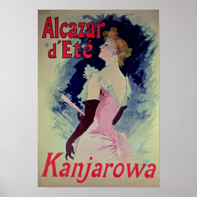 Poster advertising "Alcazar d'Ete" (Front)