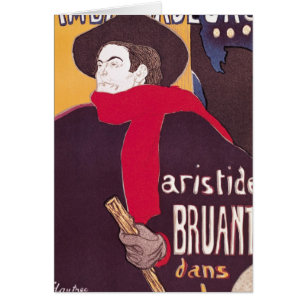 Poster advertising Aristide Bruant
