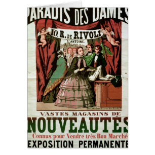 Poster advertising 'Au Paradis des Dames'