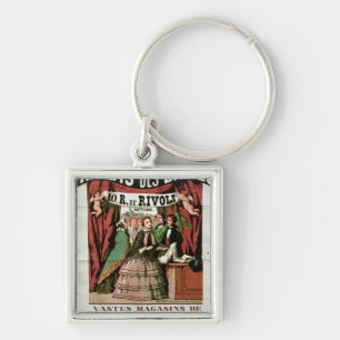 Poster advertising 'Au Paradis des Dames' Key Ring