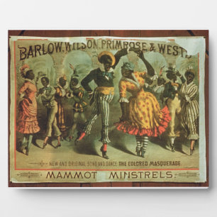 Poster advertising Barlow, Wilson, Primrose and We Plaque