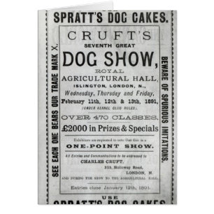 Poster advertising Cruft's Dog Show