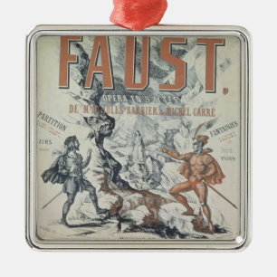 Poster advertising 'Faust' Metal Tree Decoration